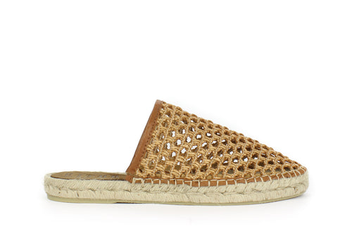 Tan Mule Woven - Ritmo Barcelona