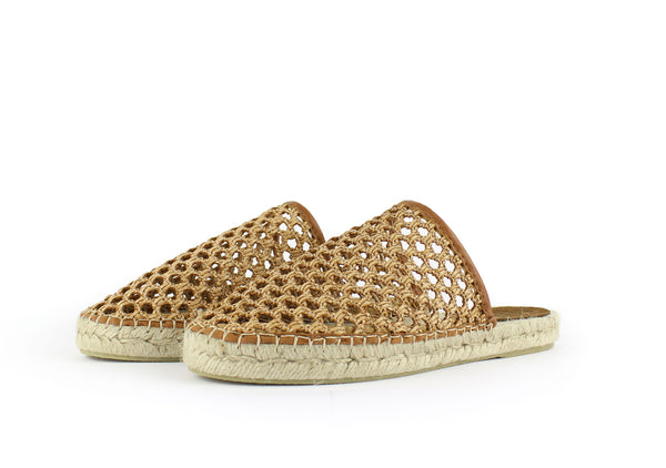 Tan Mule Woven - Ritmo Barcelona